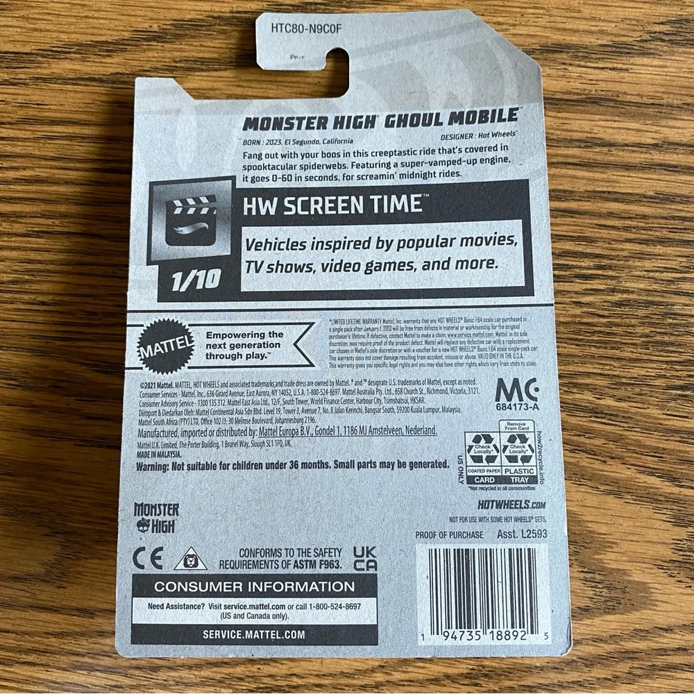 Mattel hot wheels